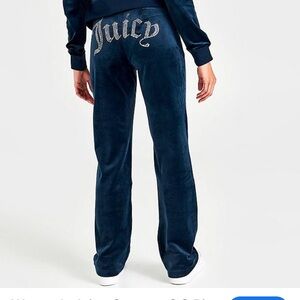 Juicy CoutureVelour track pants navy blue size XL